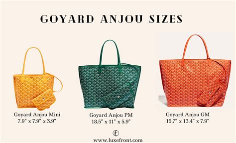 goyard reversible tote 2018|goyard tote bag size comparison.